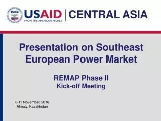 Presentation on Southeast European Power Market