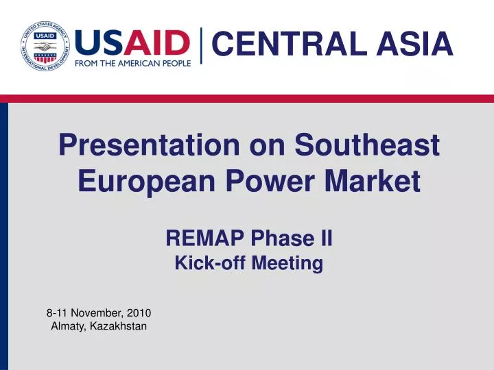 presentation on southeast european power market