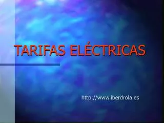 tarifas el ctricas