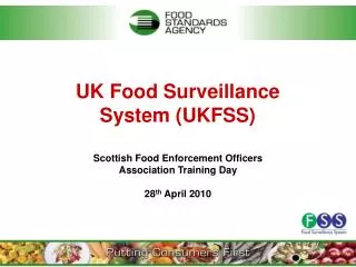 UK Food Surveillance System (UKFSS)