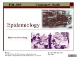 Epidemiology - slide 1