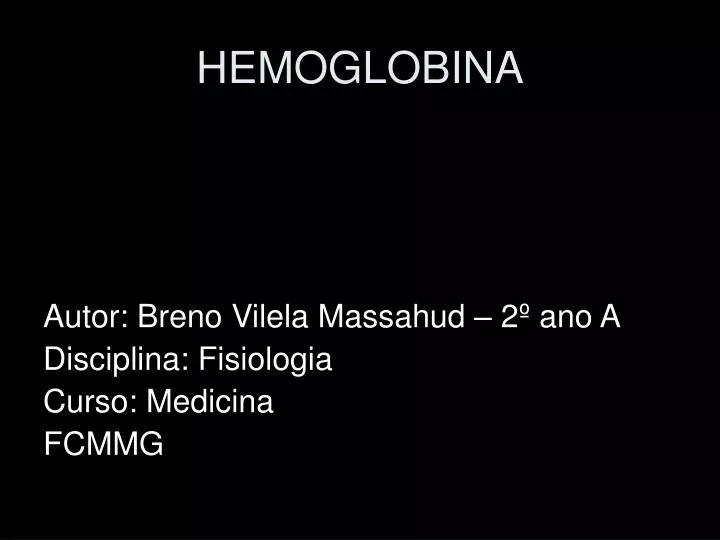 hemoglobina