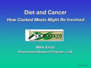 Diet and Cancer How Cooked Meats Might Be Involved