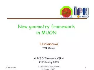 New geometry framework in MUON