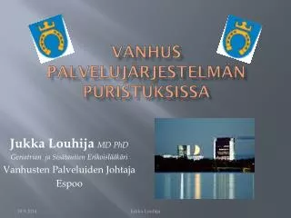 vanhus palveluj rjestelm n puristuksissa