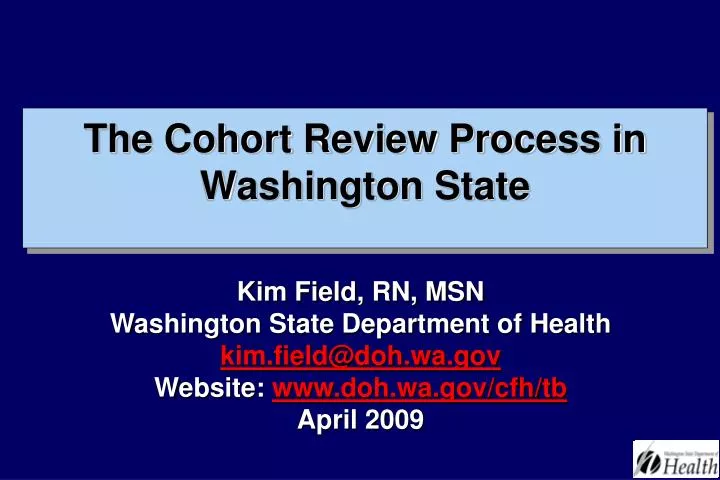 the cohort review process in washington state