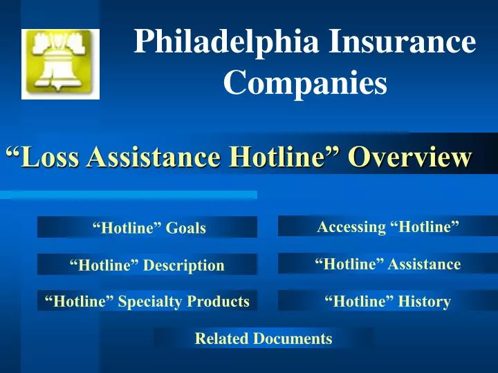 loss assistance hotline overview