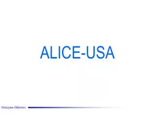 ALICE-USA
