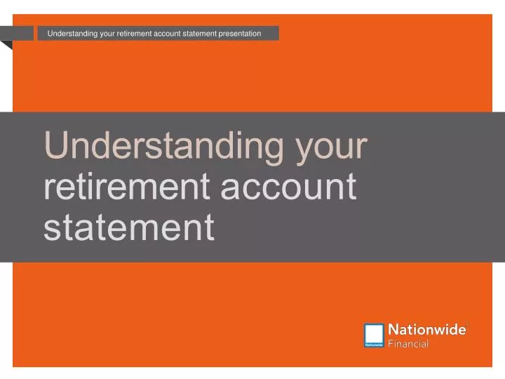 understanding your retirement account statement