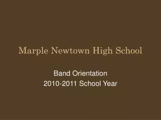 Marple Newtown High School