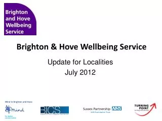 Brighton &amp; Hove Wellbeing Service