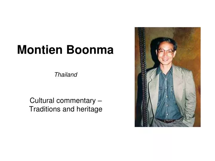 montien boonma thailand