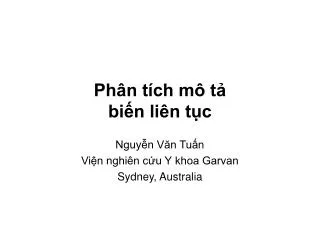 ph n t ch m t bi n li n t c