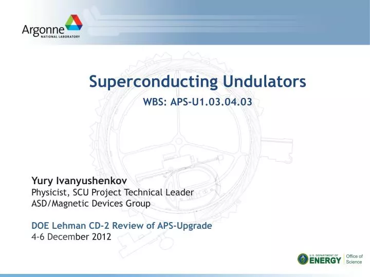 superconducting undulators wbs aps u1 03 04 03