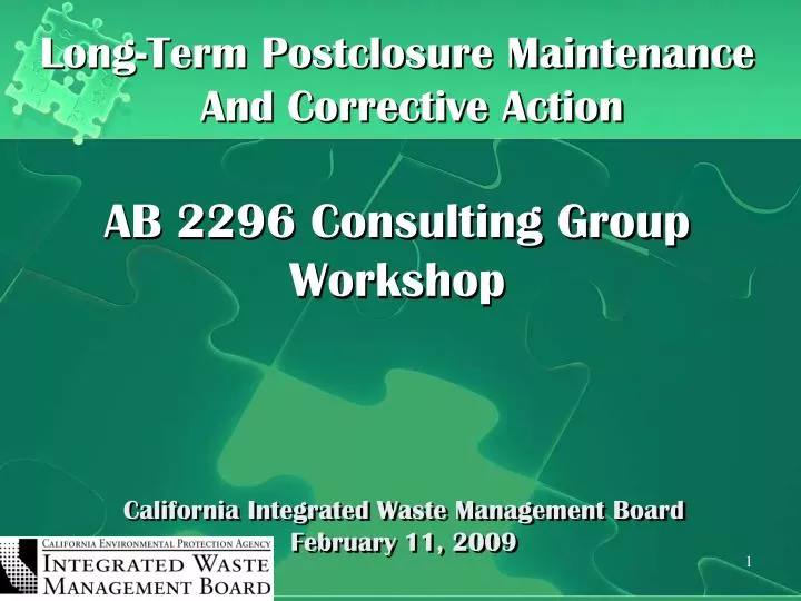 california integrated waste management board february 11 2009