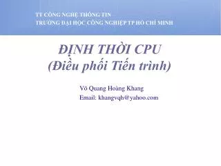 nh th i cpu i u ph i ti n tr nh