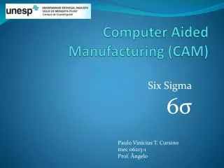 computer aided manufacturing cam