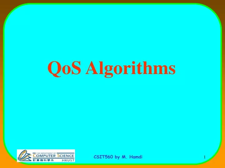 qos algorithms