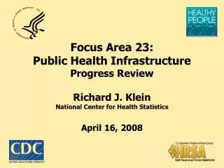 Impact of Public Health Infrastructure