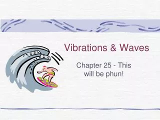 Vibrations &amp; Waves