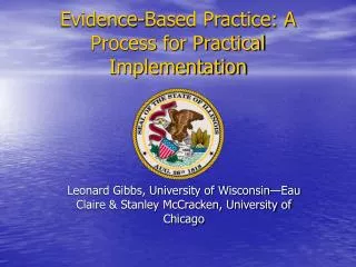 Evidence-Based Practice: A Process for Practical Implementation