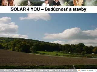 solar 4 you bud cnos a s tavby