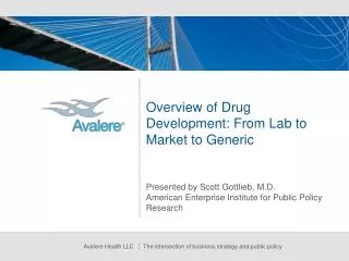 Overview of Drug Development: From Lab to Market to Generic