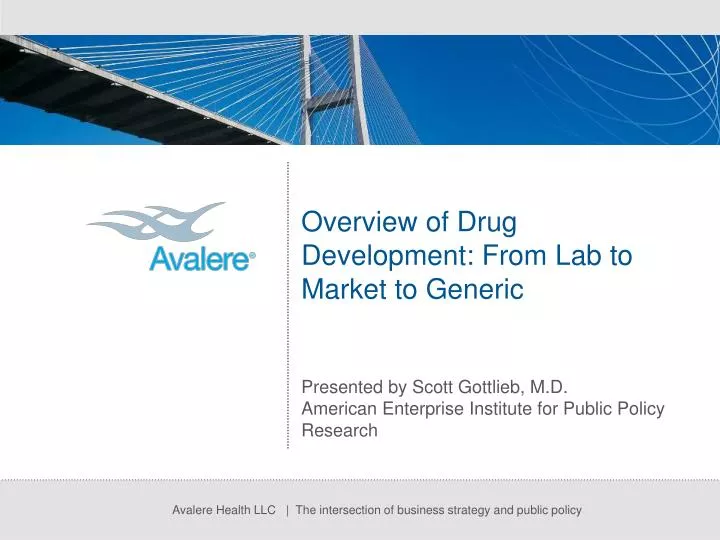 overview of drug development from lab to market to generic