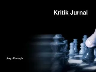 kritik jurnal