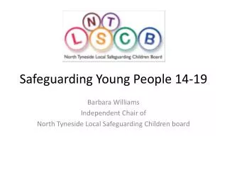 Safeguarding Young People 14-19