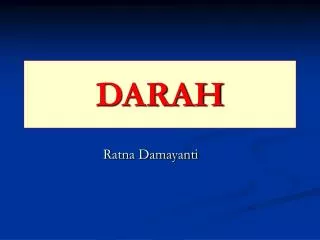 darah