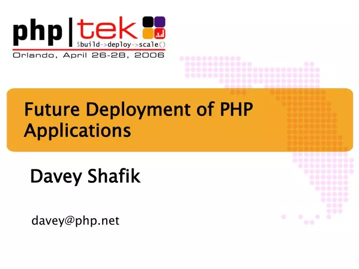 future deployment of php applications