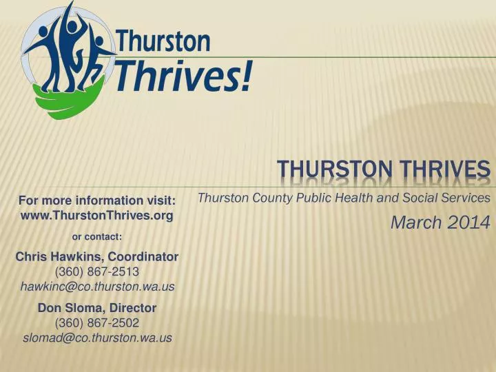 thurston thrives