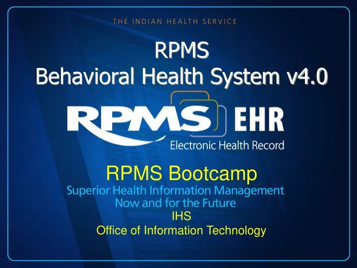 rpms behavioral health system v4 0