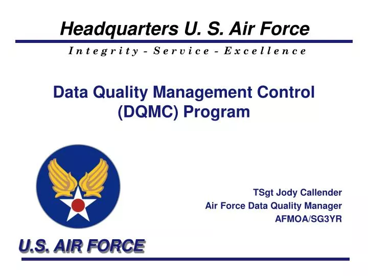 data quality management control dqmc program