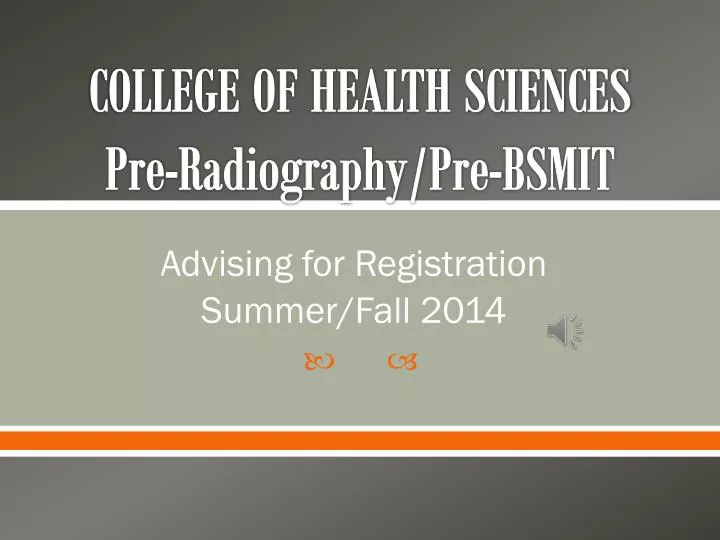 college of health sciences p re radiography pre bsmit