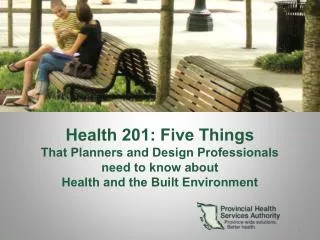 Health 201: Five Things