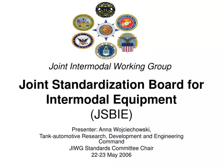 joint standardization board for intermodal equipment jsbie