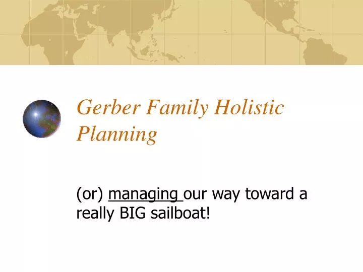 gerber family holistic planning