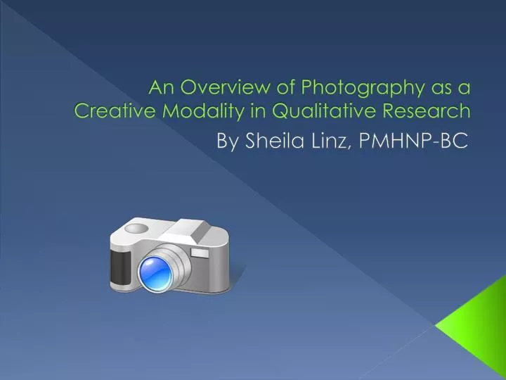 an overview of photography as a creative modality in qualitative research