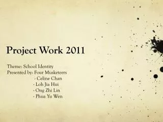 Project Work 2011