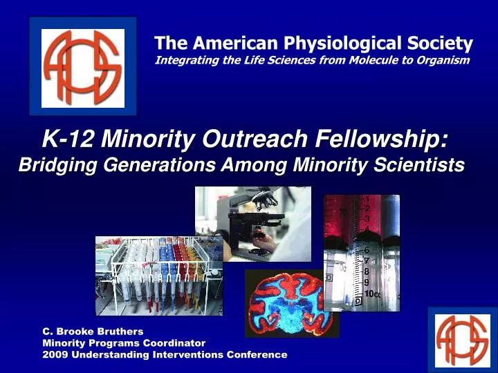 k 12 minority outreach fellowship bridging generations among minority scientists