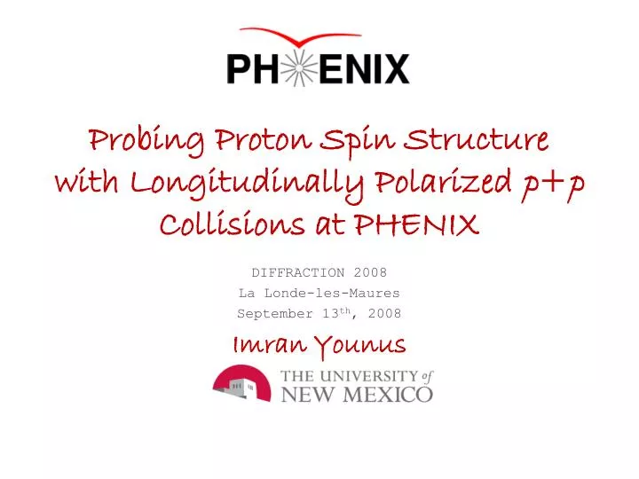 probing proton spin structure with longitudinally polarized p p collisions at phenix