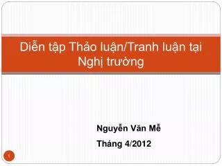 di n t p th o lu n tranh lu n t i ngh tr ng