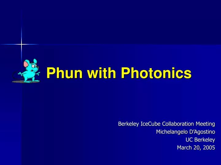 phun with photonics