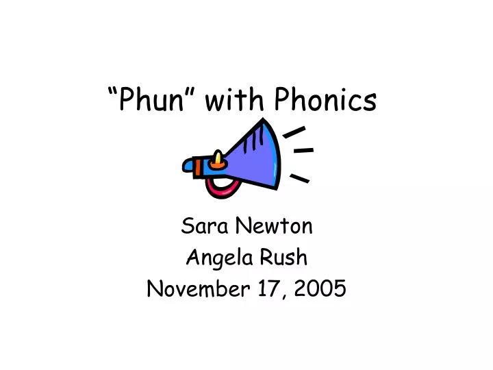 phun with phonics