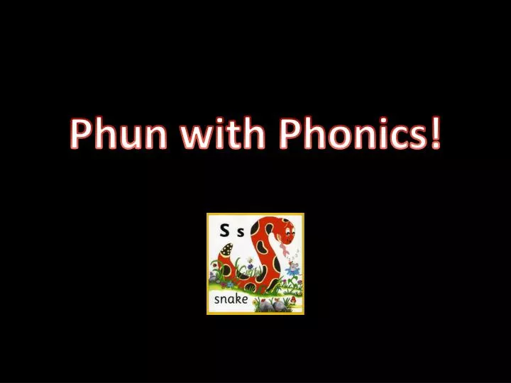 phun with phonics