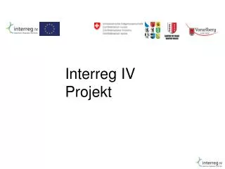 interreg iv projekt