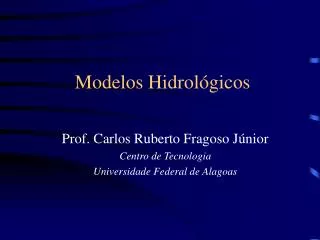 modelos hidrol gicos