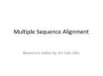 PPT - Multiple Sequence Alignment PowerPoint Presentation, free ...